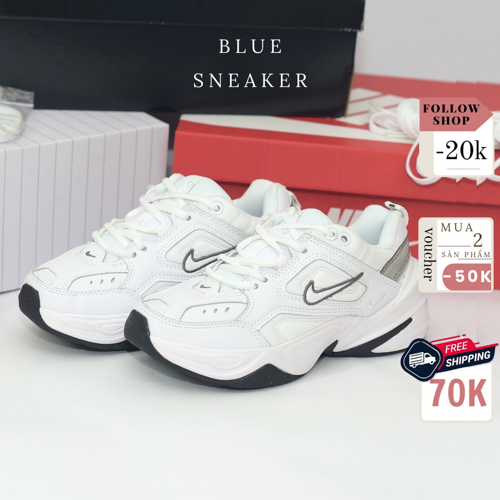 Giày Sneaker Nam Nữ M2k Tekno Trắng Đen