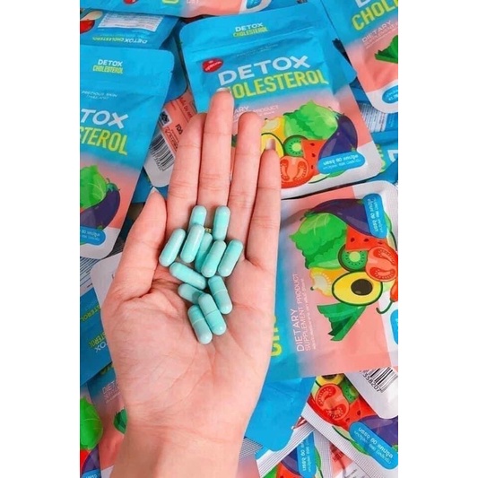 Viên uống khử mỡ DETOX CHOLESTEROL Thái Lan