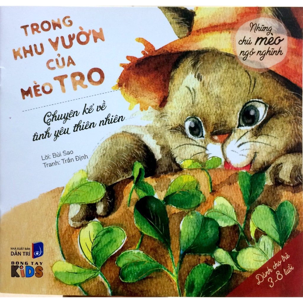 Sách - Trong Khu Vườn Của Mèo Tro - Chuyện Kể Về Tình Yêu Thiên Nhiên (Dành Cho Bé 3-8 Tuổi)