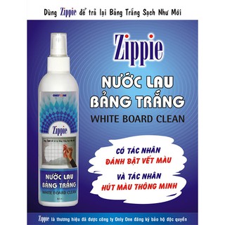 Nước lau bảng ZIPPIE (chai 250ml)