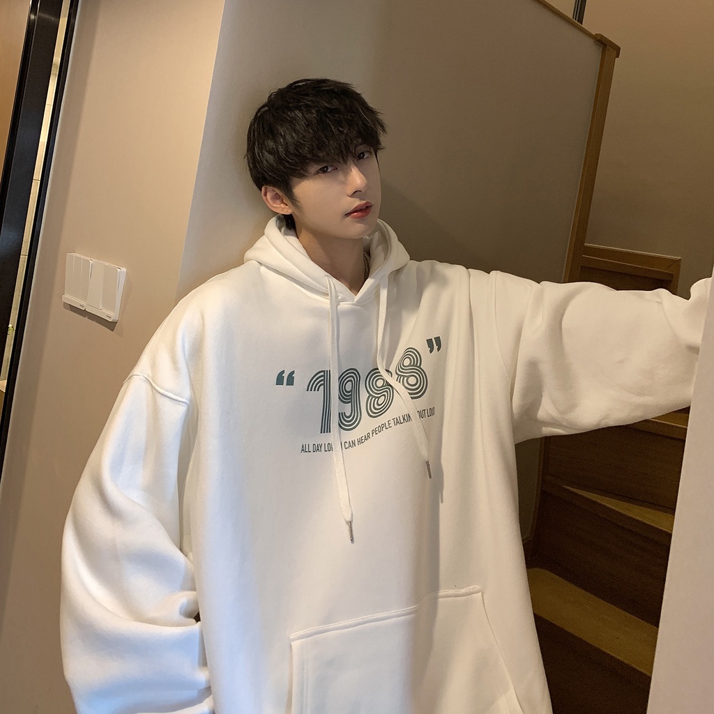 Áo hoodie form rộng thời trang thu đông năng động trẻ trung cho nam
