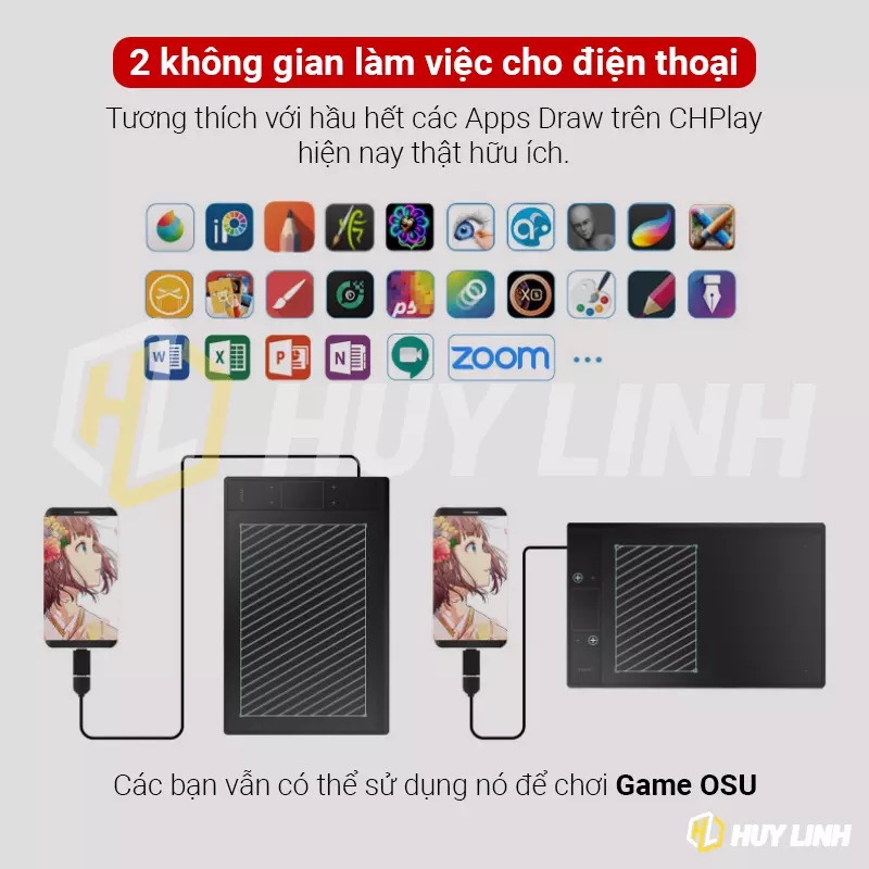 Bảng vẽ cảm ứng VEIKK A30 V2 - KT 10x6 Inch tương thích với Android, Windows và Mac OS