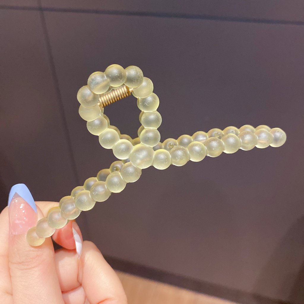 Kẹp Tóc Càng Cua Hàn Quốc Nữ Đẹp Hottrend Trong Suốt Cỡ Size Lớn Cặp Búi Tóc Dễ Thương Cào 10 Răng, 14 Răng