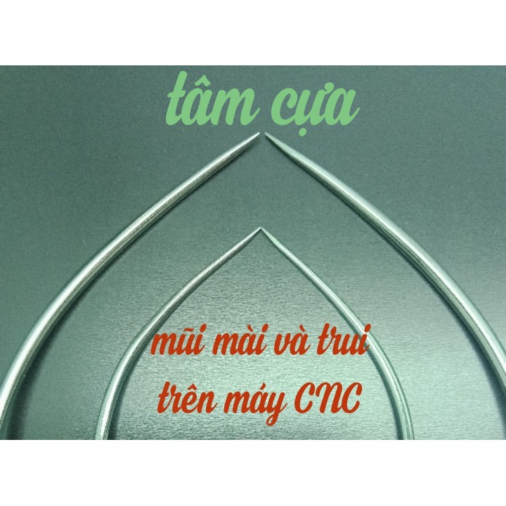 Cựa gà tre 50 ÉP 2 Thép mỹ,, 2LY BỌC ĐỒNG VÀ HÀN ĐẾ,,Tâm cụa