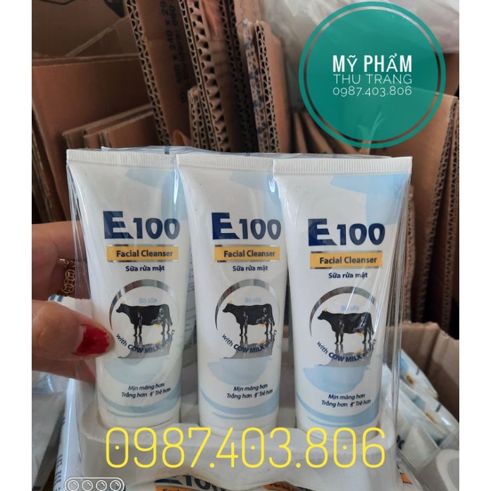 Sửa rửa mặt e100 bò lớn nhỏ