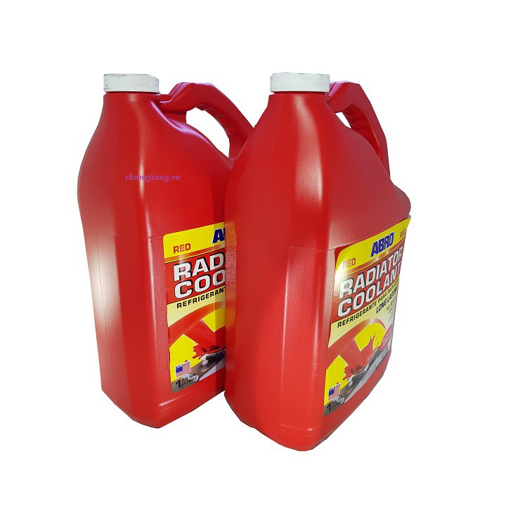 Nước Làm Mát Động Cơ Ô Tô ABRO ENGINE COOLANT Đỏ 4Lít