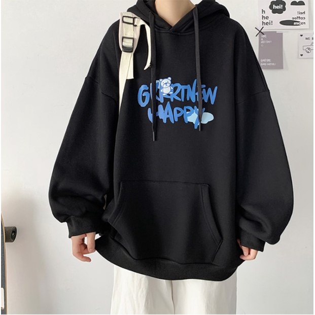 Áo hoodie nam form rộng thời trang ulzzang hàn quốc Áo hoodie nữ oversize unisex in hình vải nỉ bông đẹp đi chơi đi học