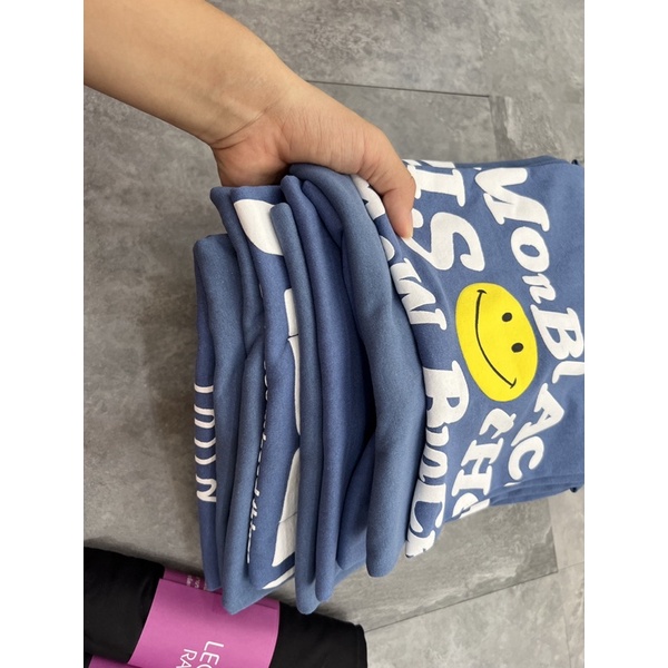 Áo phông tay lỡ 3158 Quảng Châu ( xanh da trời đậm )