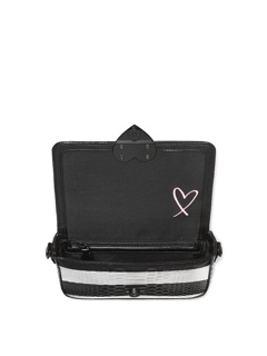 Túi đeo chéo Victoria Secret “Luxe Python Strip Downtown Crossbody”