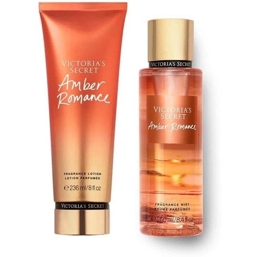 💥SET XỊT THƠM VÀ DƯỠNG THỂ VICTORIA SECRET #AMBER #ROMANCE