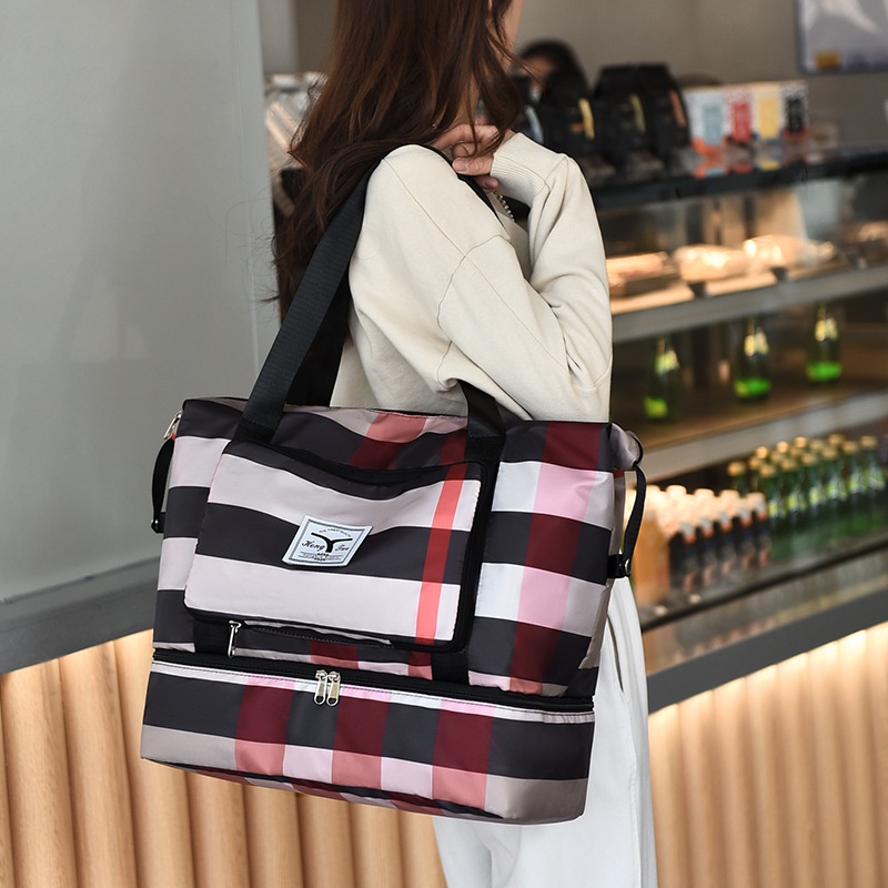 IELGY Túi Xách Du Lịch Sức Chứa Lớn Có Thể Gấp Lại Cho Nữ