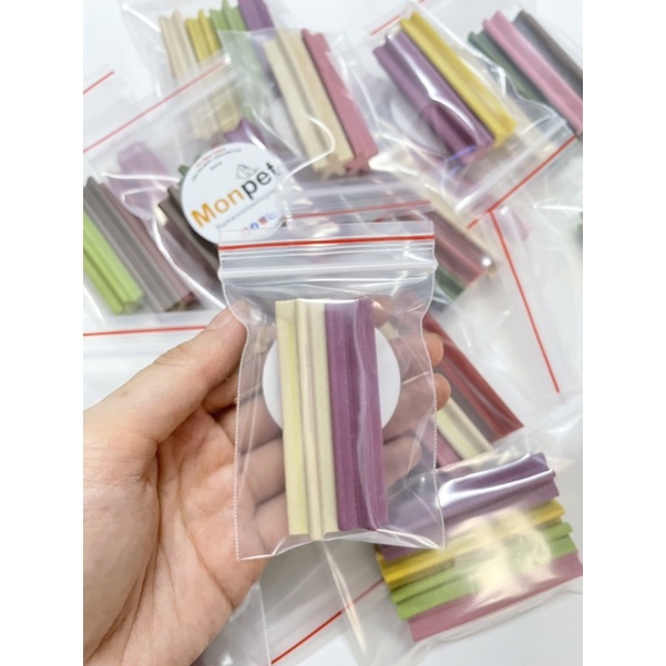 Bánh gặm vệ sinh răng miệng cho chó dạng gum dẻo gói nhỏ dùng thử