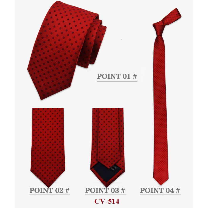Cà vạt Nam tự thắt bản nhỏ 5cm tự thắt cao cấp giá rẻ thời trang style Hàn CV-511,CV-520  {Phụ Kiện Vest Nam – AdamZone}