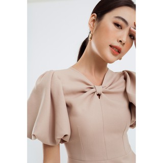 ĐẦM CỔ HOA TAY BÍ EDINI - D1230