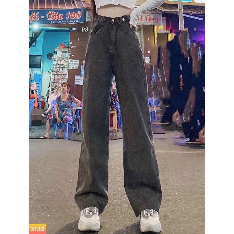 Quần jeans baggy mã 3202, 3132, 5211, 5172 lưng siêu cao ống rộng dài