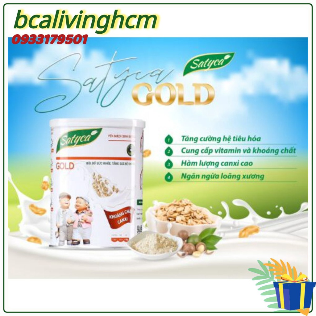 Sữa yến mạch dinh dưỡng Satyca Active Plus  Ma Ma Beauty A+ Gold