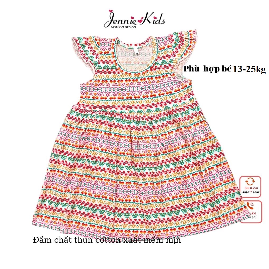 [Mã SKAMFSW175 giảm 10K đơn 50K] Đầm bé gái Fairy wing cotton nhiều mẫu siêu xinh J155