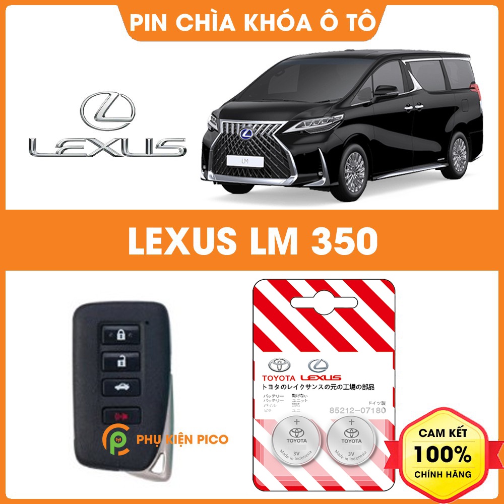 Pin chìa khóa ô tô Lexus LM 350 chính hãng sản xuất theo công nghệ Nhật Bản – Pin chìa khóa Lexus LM 350
