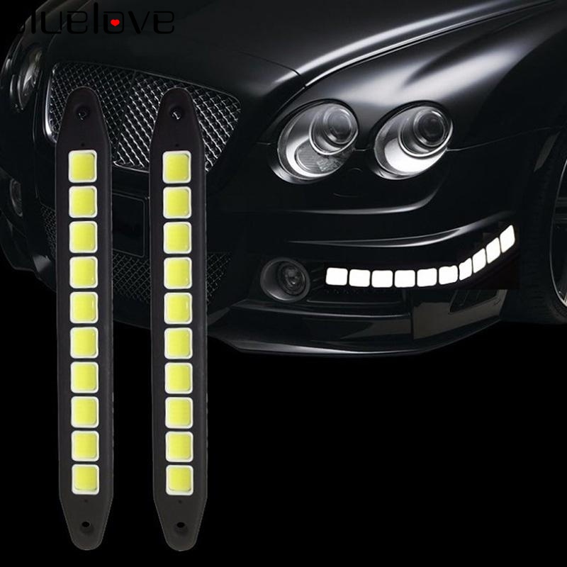1 Đèn COB Phản Quang Ánh Sáng Trắng Cảnh Báo An Toàn Có Thể Bẻ Cong Sáng Tạo Cho Xe Hơi