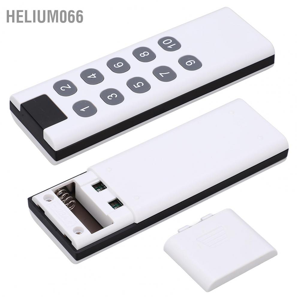 433MHz Điều khiển từ xa không dây 10 phím Khoảng cách dài 100 mét Có độ nhạy cao Bền chặt Ứng dụng rộng rãi Helium066