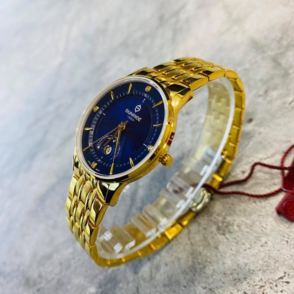 Đồng hồ Sunrise nữ chính hãng Nhật Bản L1223.SA.G.X - kính saphire chống trầy - bảo