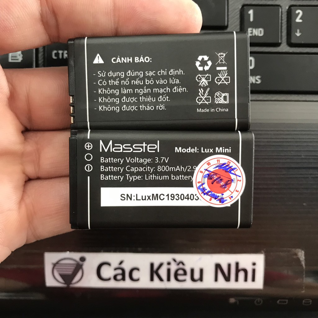 Pin Masstel Lux Mini
