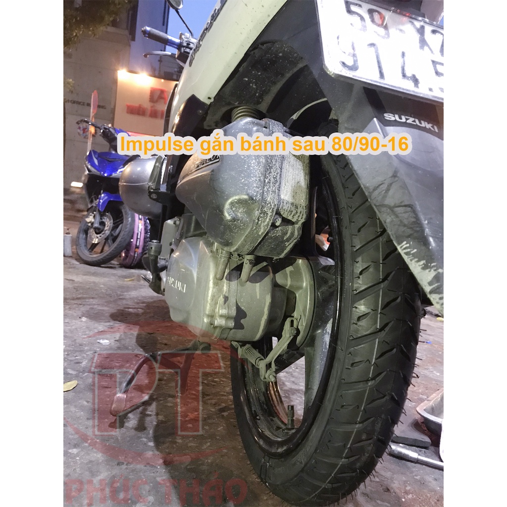 Vỏ xe Michelin Pilot Street 2 mâm 16 inch. Vỏ Michelin cho xe ga Nouvo LX, Nouvo SX, Suzuki Hayate, Impulse