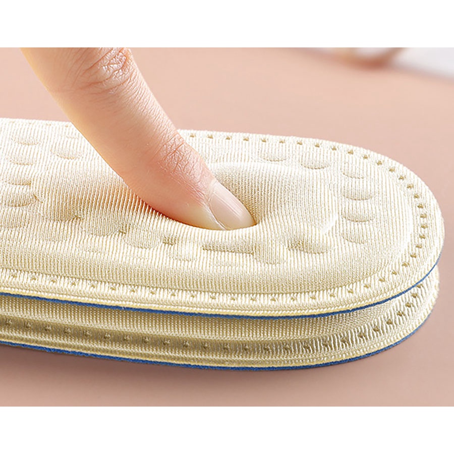 Cặp Lót giày nữ 4D HICKIES LACING SYSTEM full bàn chân, thấm hút mồ hôi, thoáng khí, khử mùi, đủ size giày 35-40