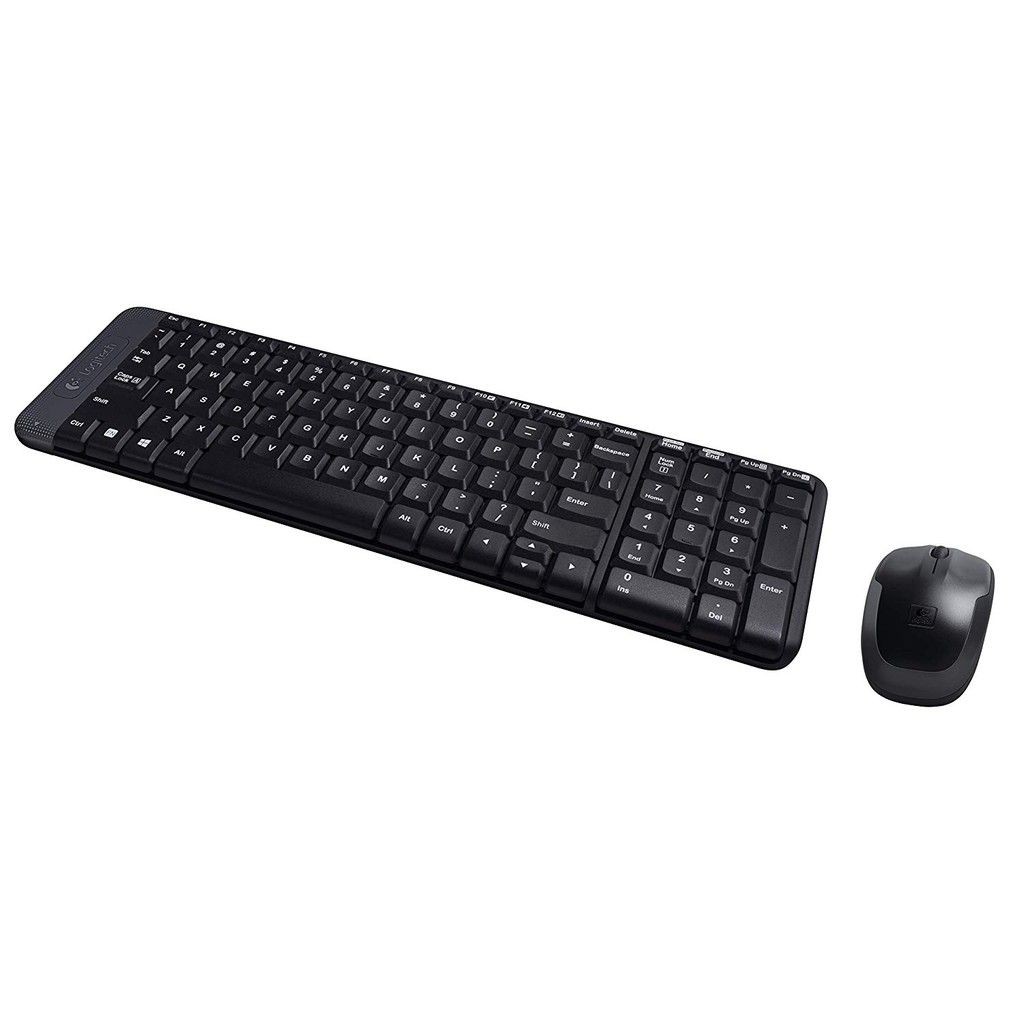 [Trả góp 0% LS] [Mã ELLOGI GIẢM 5% ĐƠN BẤT KỲ]Bộ bàn phím và chuột không dây Logitech MK215