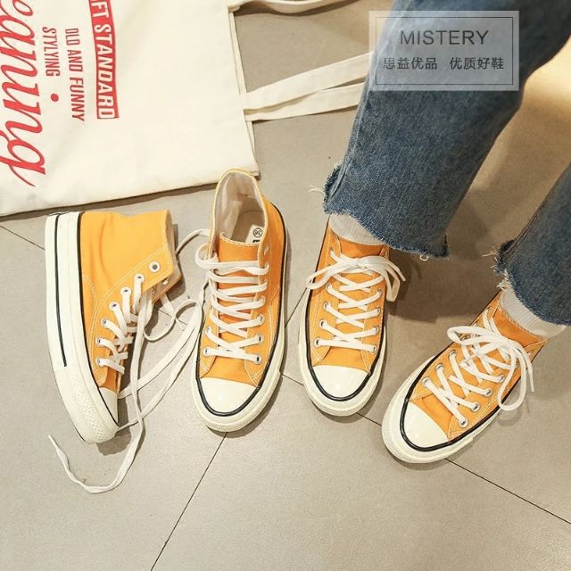 Giầy thể thao dáng converse cổ cao/ cổ thấp