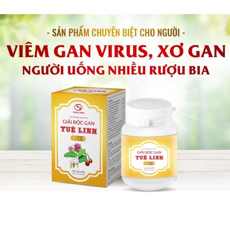 GIẢI ĐỘC GAN PLUS TUỆ LINH HỘP 60 Viên