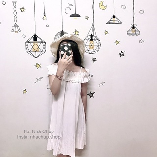 Đầm Suông Bẹt Vai