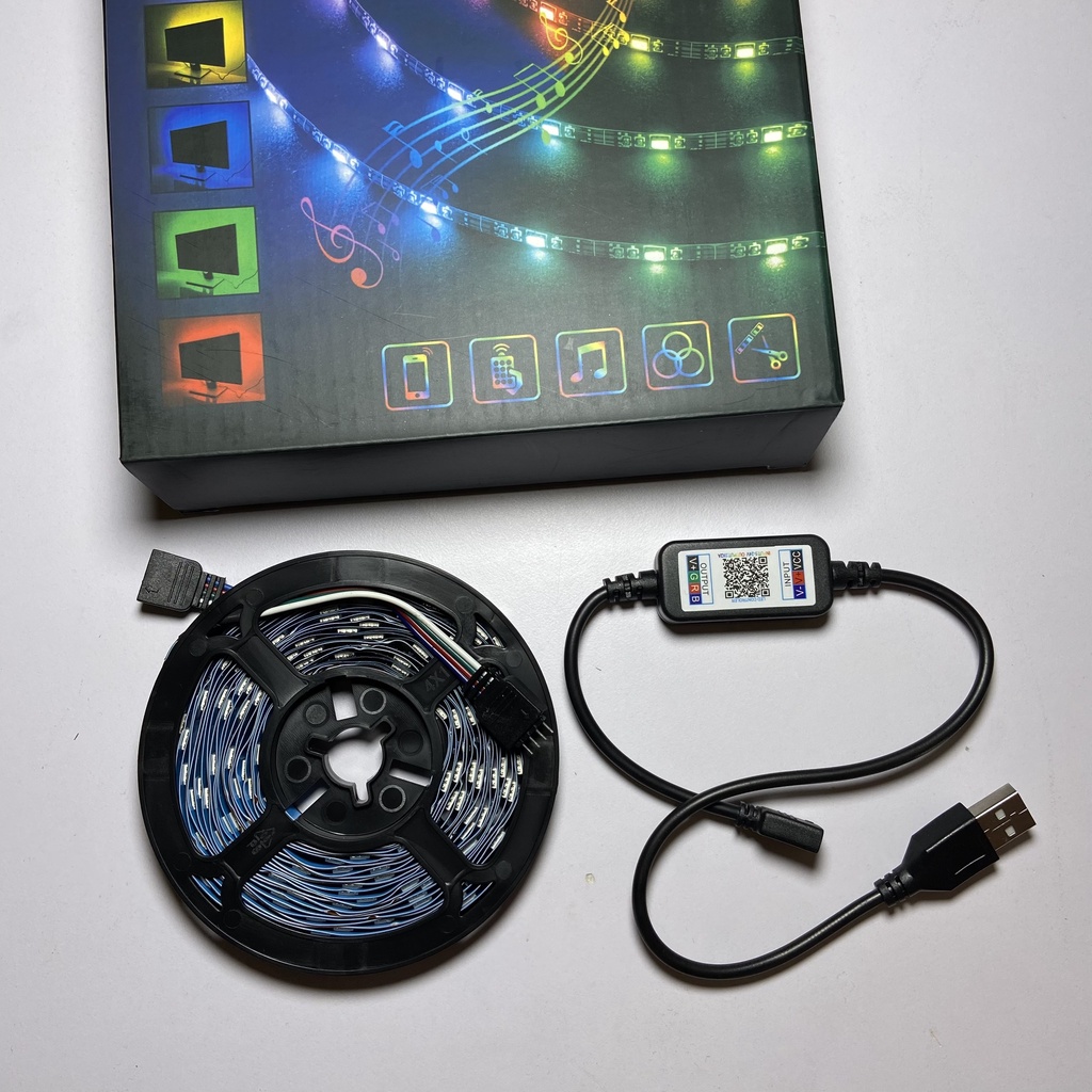 Đèn LED TIKTOK 5M 5050 RGB  đổi màu hàng cao cấp