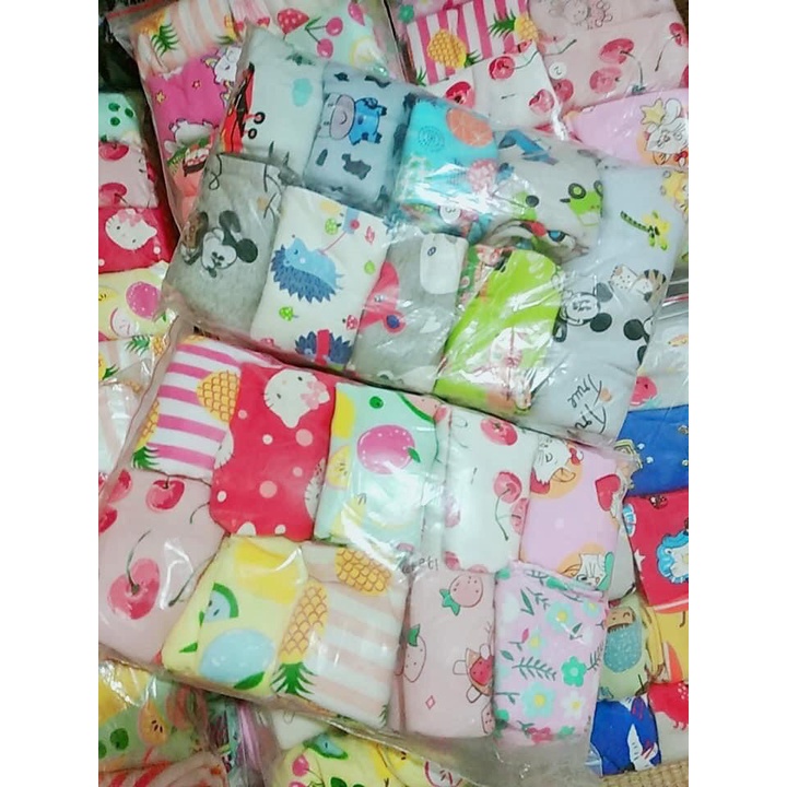 Set 5 quần dài chục cho bé họa tiết dễ thương, chất vải cotton xuất mát mịn co giãn thoải mái