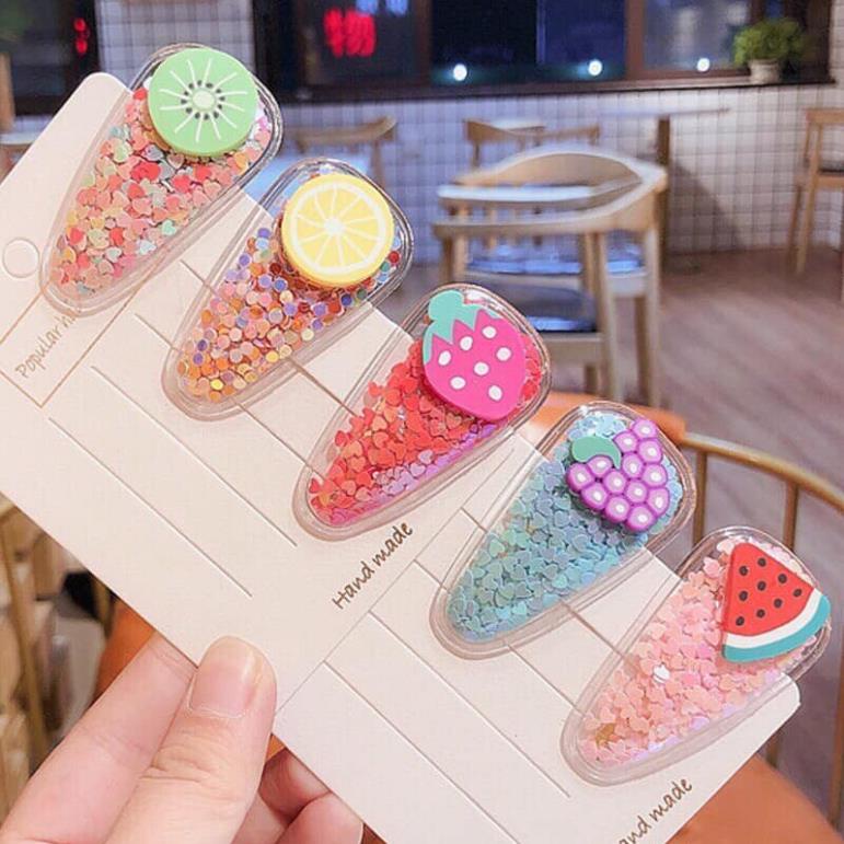 SET 5 kẹp tóc hoa quả AHOA9