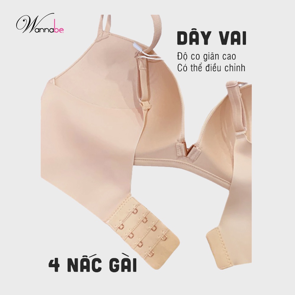 Áo ngực mút mỏng cao cấp Wannabe ANT16 áo ngực tàng hình cúp lớn không gọng nhẹ nhàng thoải mái