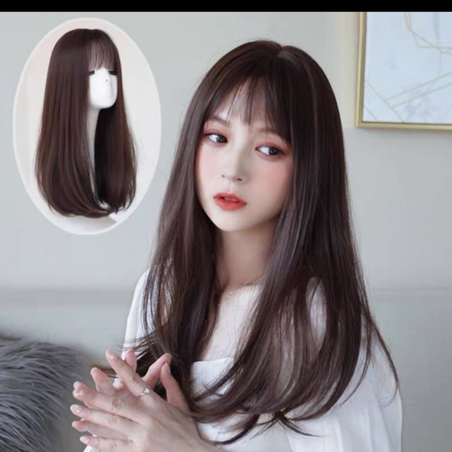Tóc giả cúp lửngfreeship 50k❤️ tóc giả cúp lửng cao cấp- tặng lưới chum tóc