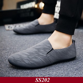 [ SIÊU RẺ ] Giày Lười Nam Hàn Quốc Giày lười vải phong cách [ Shop Yêu Thich ]