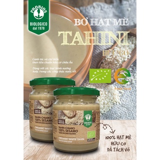 Bơ hạt vừng tahin bóc vỏ hữu cơ probios - 200g