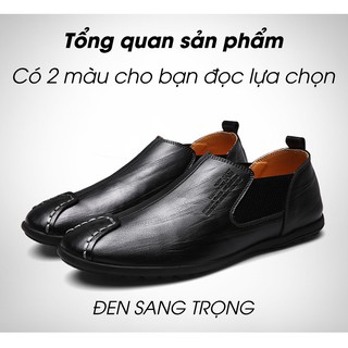 Giày lười nam - Giày da bò công sở cao cấp (NV06)