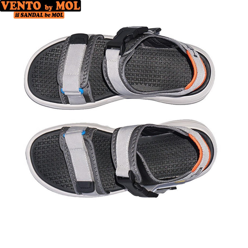 Giày sandal Vento nam nữ 2 quai ngang vải dù cho cặp đôi có quai hậu cố định mang đi học du lịch NB38G