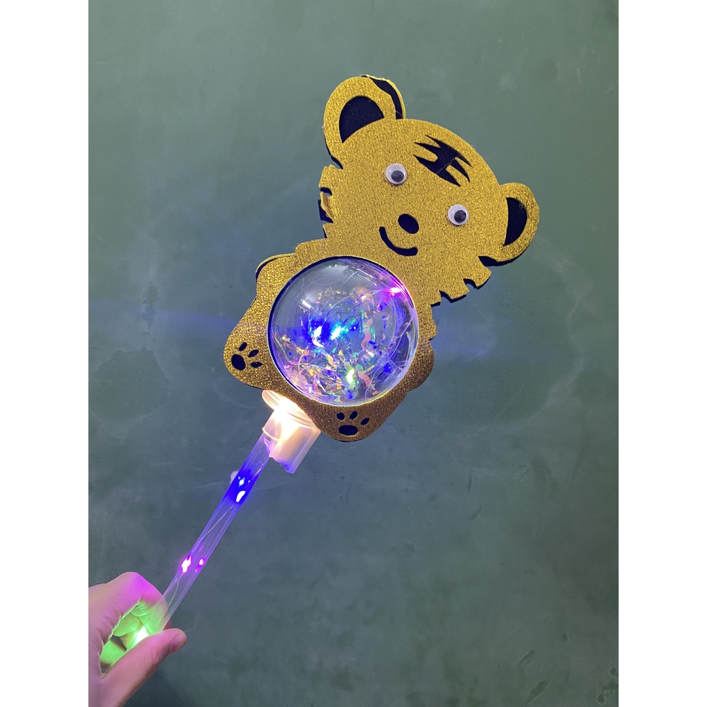 ĐÈN TRUNG THU Đèn Led hình thú Ngỗ nghĩnh 3 chế độ, An toàn cho bé yêu( sẵn pin)