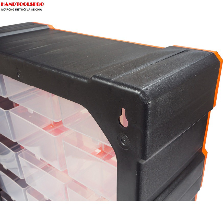 Tủ đựng linh kiện 18 ngăn TACTIX A018 47.5 x 38.5 x 16.2 cm