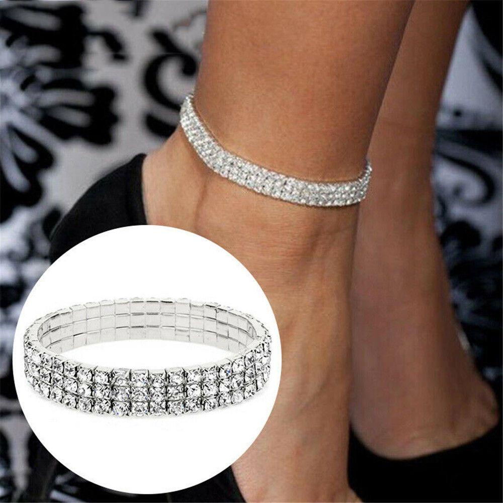 Lắc Chân Thổ Nhĩ Kỳ Dạng Chuỗi Hạt Thời Trang|Phấn Bắt Sáng Trang Điểm Lấp Lánh