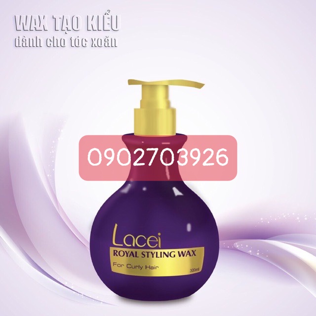 Wax tạo kiểu tóc Lacei ( hũ màu tím ) giữ nếp tóc uấn mềm -vào lọn tự nhiên-không bết -dưỡng tóc chống khô sơ trẻ ngọn