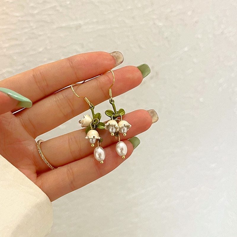 Khuyên Tai Dạng Móc Hình Bông Hoa Phong Cách Mori Phong Cách Cổ Điển Độc Đáo Cho Nữ F994