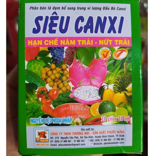 Phân bón lá siêu canxi 10ml