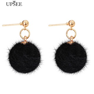 Bông Tai Cục Bông Pompom Cho Nữ
