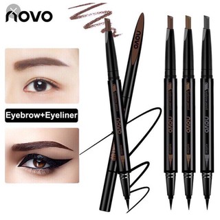 Chì kẻ mày 2IN1 NOVO makeup (kẻ mày + kẻ mắt) lâu trôi