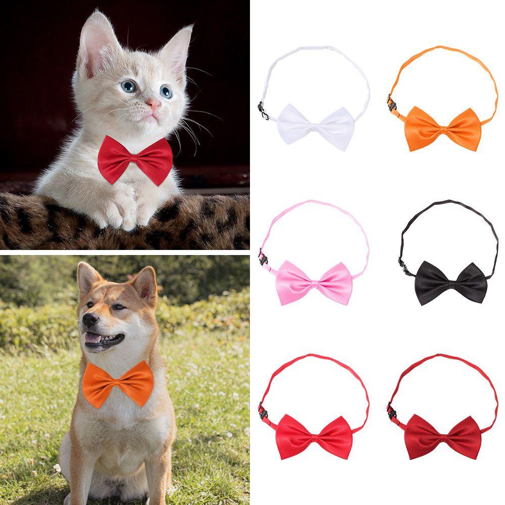 Vòng Cổ Thú Cưng Gắn Nơ Sọc